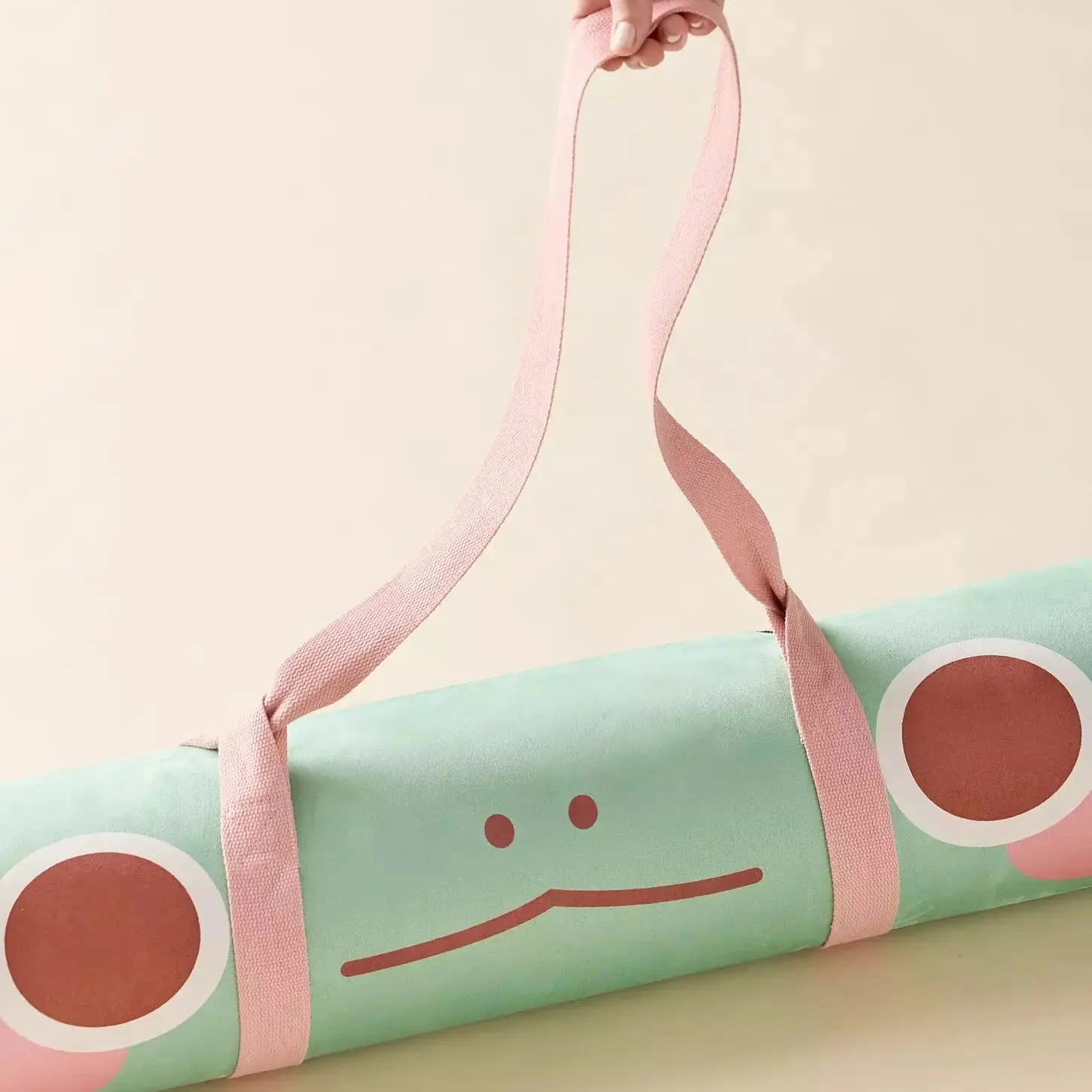 Chunky Long + Wide Yoga Mat 10mm - Moss the Frog - Image 4