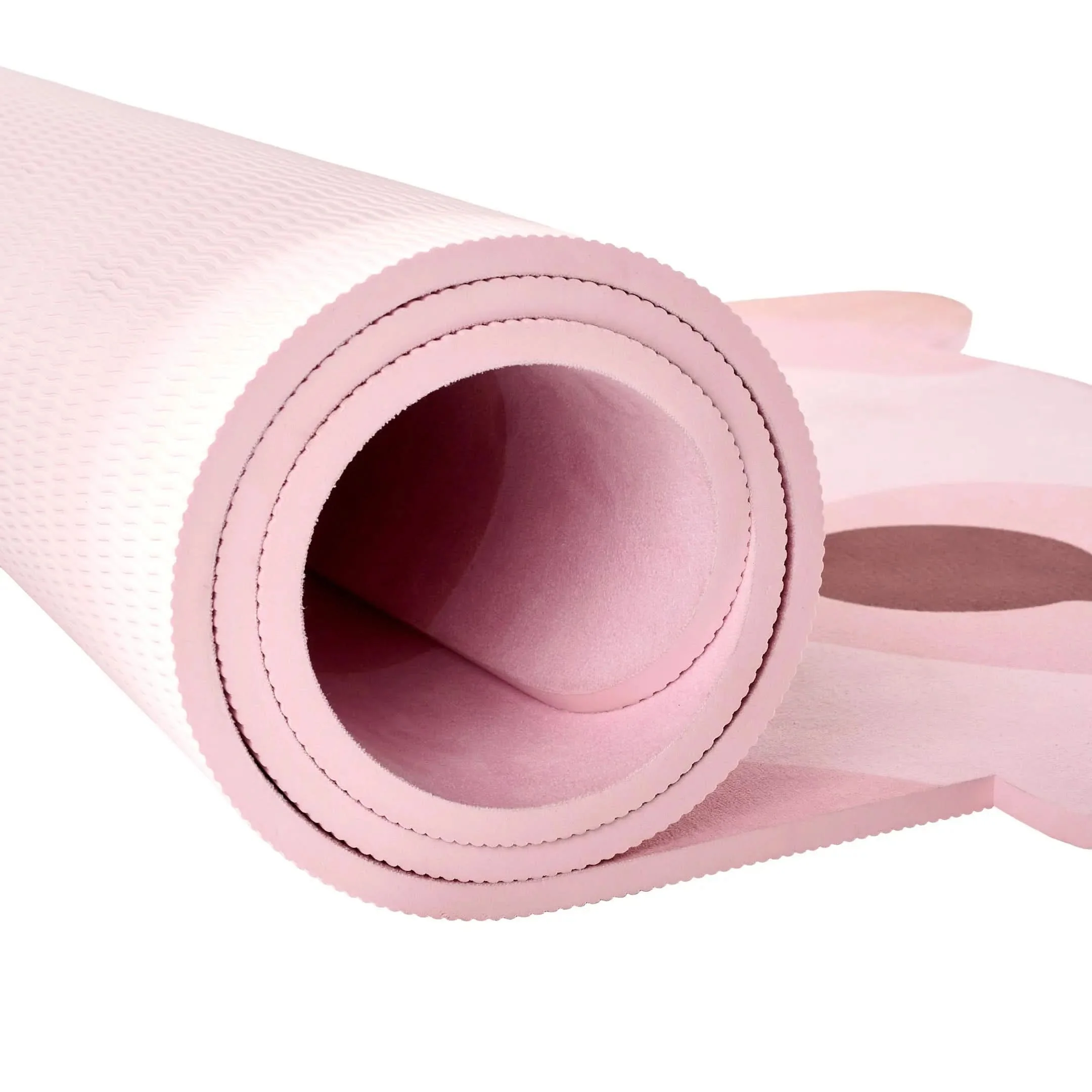 Chunky Long + Wide Yoga Mat 10mm - Valentine the Cow - Image 3