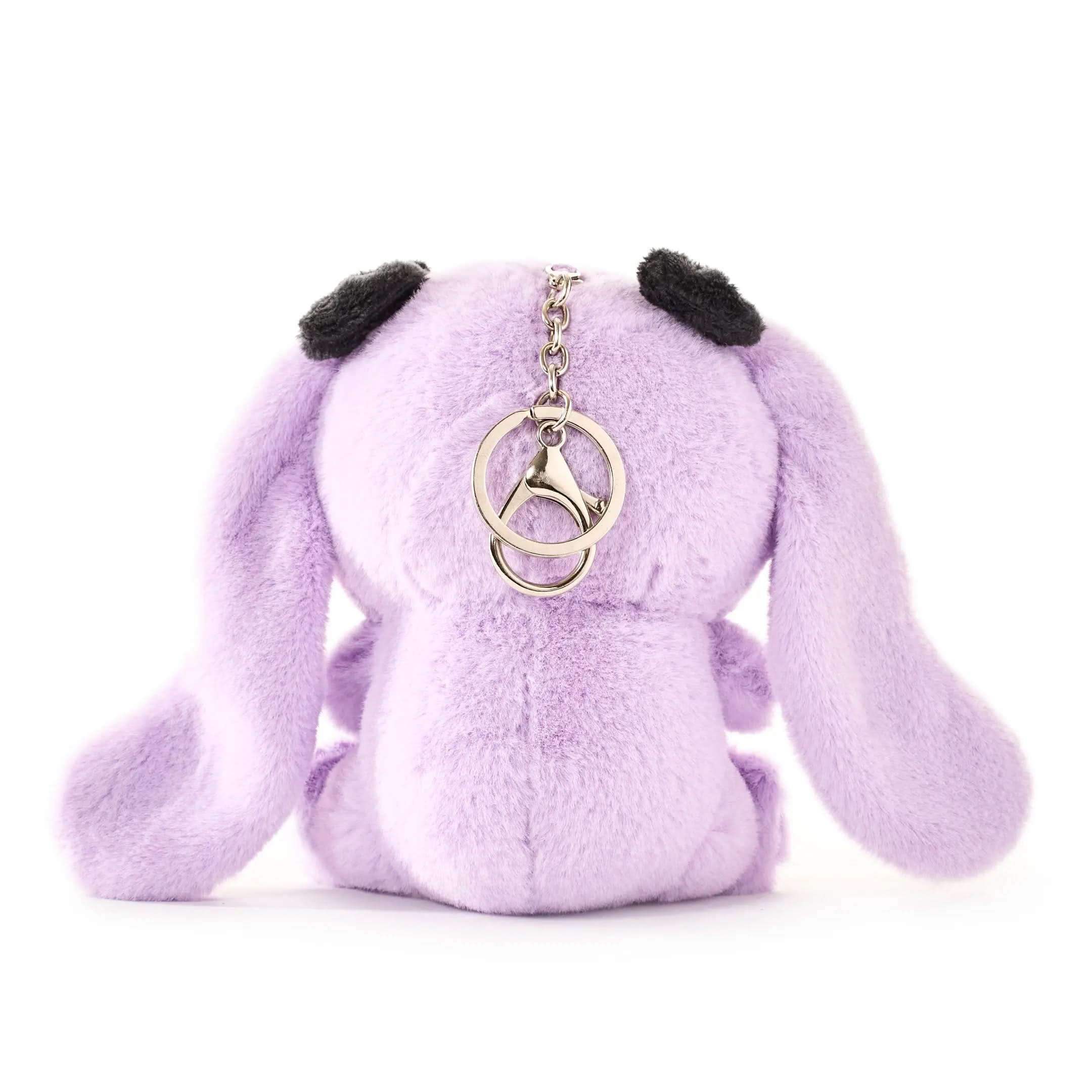 Vivienne the Goth Bunny Plush Keychain - Image 3